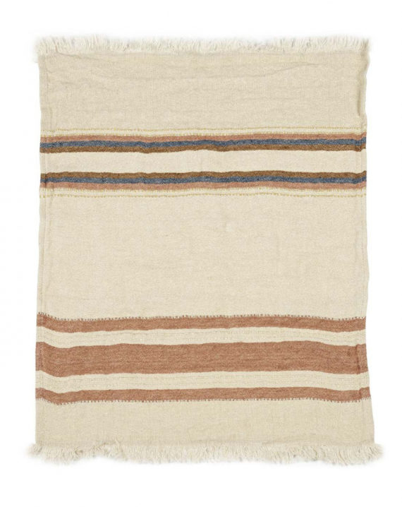 The belgian towel fouta harlan stripe libeco